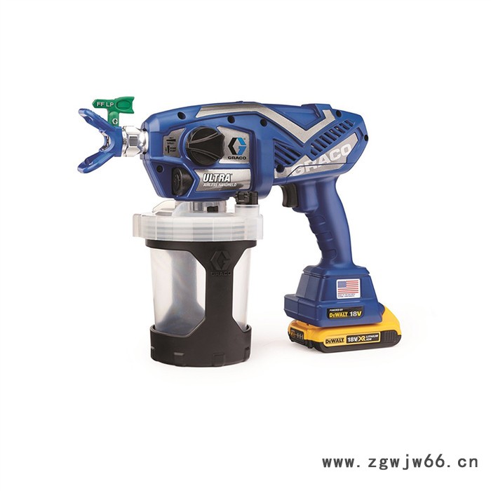 原装固瑞克无线手持喷涂机电池修补机乳胶漆修补喷枪图6