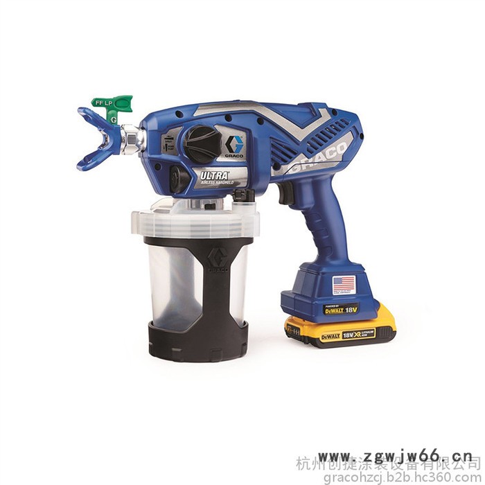 原装固瑞克无线手持喷涂机电池修补机乳胶漆修补喷枪图3