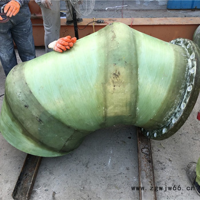 玻璃钢树脂管件 净化塔管件 玻璃钢法兰弯头三通变径图6