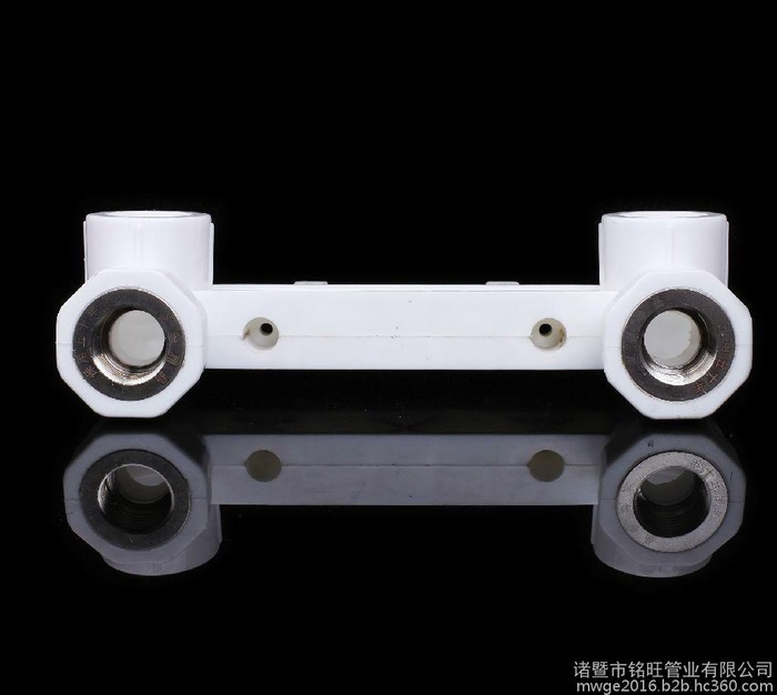 铭旺 ** PPR**铜内丝双联弯头PPR管件 内丝连体弯头 加工定制图4