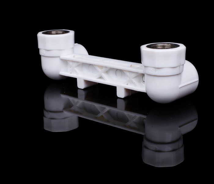 铭旺 ** PPR**铜内丝双联弯头PPR管件 内丝连体弯头 加工定制图2