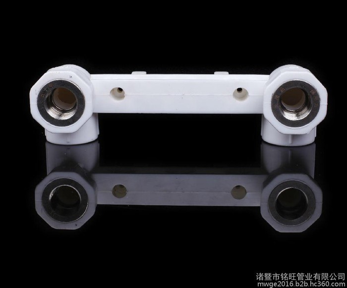 铭旺 ** PPR**铜内丝双联弯头PPR管件 内丝连体弯头 加工定制图3