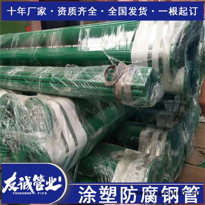 沧州友诚涂塑管件涂塑给水钢管无缝涂塑钢管价格图4