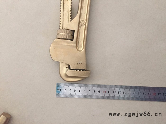 新华防10寸防爆管子钳,铜合金防爆手钳,防爆英式管子钳价格优,防爆工具**图7