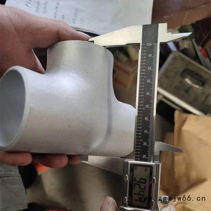 淦晟DN50三通 铝三通 生产铝6061 6063 5083等铝材质三通 管件出口铝材质管件图3