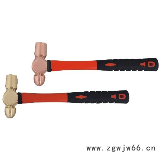 四凯防爆SK237B 防爆纤维柄圆头锤奶头锤铝青铜铍青铜**防爆工具图2