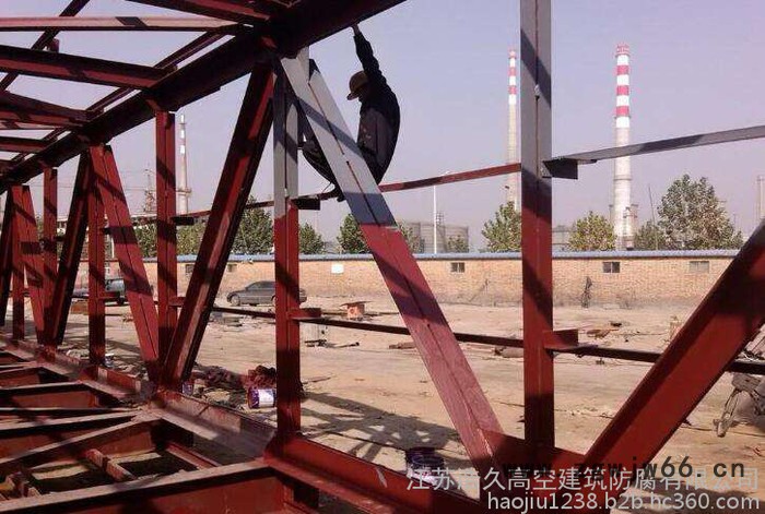 【浩久高空】高空维修防腐,脱硫塔防腐,脱硫喷枪图5