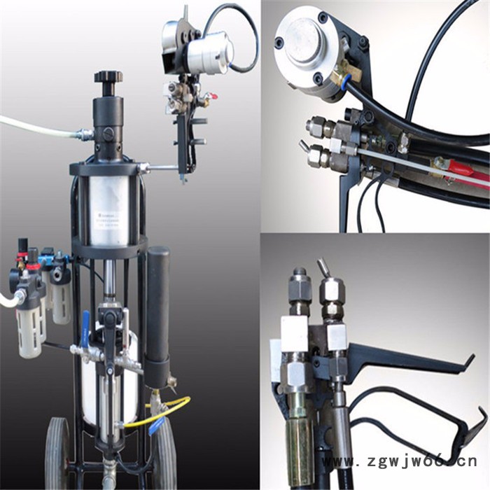 玻璃钢喷涂机 树脂成形喷涂机 手动胶衣喷枪 玻纤喷射设备 玻璃纤维短切喷射成型机 双组份喷枪 树脂喷涂机  胶衣喷射机图3