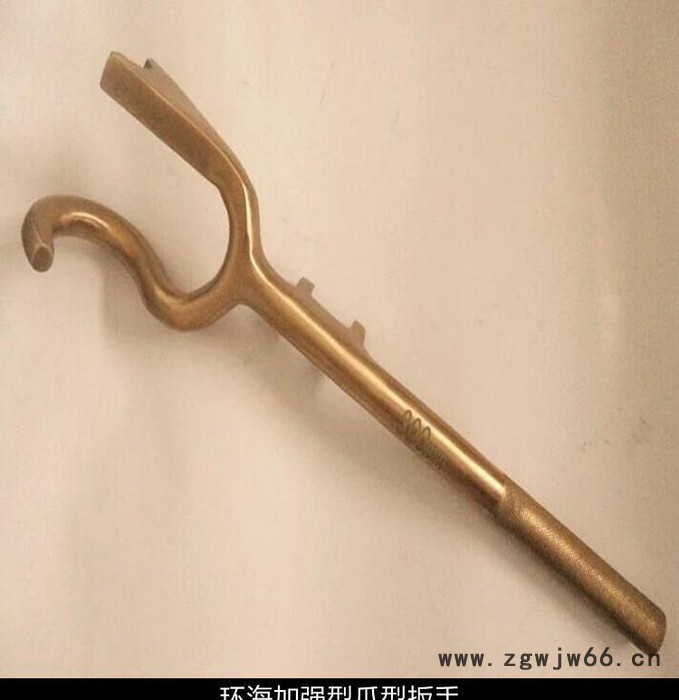 **防爆工具加强爪型阀门扳手 铍青铜阀门扳手 铜扳手图3