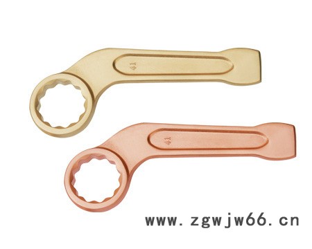 中泊**桥防牌防爆工具，防爆敲击梅花扳手，防爆敲击呆扳手，单头呆扳手， 凸型敲击梅花扳手图6