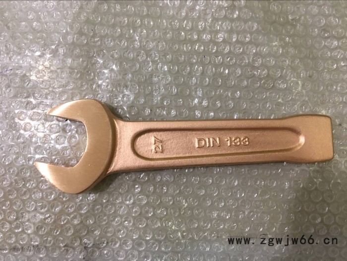 中泊**桥防牌防爆工具，防爆敲击梅花扳手，防爆敲击呆扳手，单头呆扳手， 凸型敲击梅花扳手图3