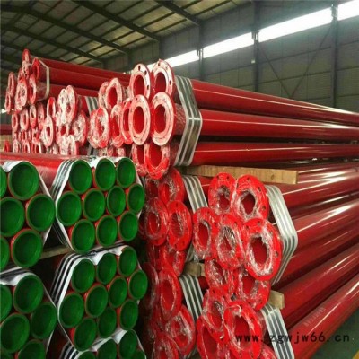 恒运直销 涂塑钢管管件 排水用涂塑钢管 燃气涂塑钢管 厂家报价