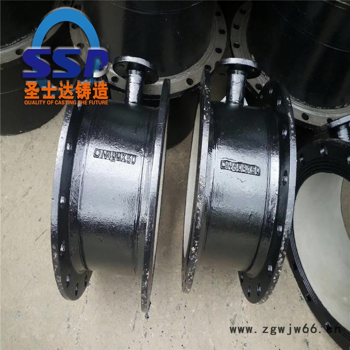 球墨铸铁管配件 供水管件 DN300双盘短管厂家报价 圣士达铸造图5