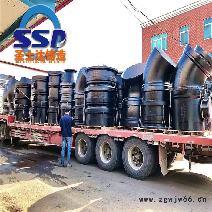 球墨铸铁管配件 供水管件 DN300双盘短管厂家报价 圣士达铸造图8