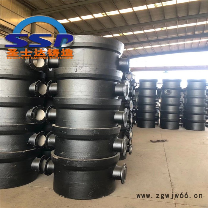 球墨铸铁管配件 供水管件 DN300双盘短管厂家报价 圣士达铸造图2