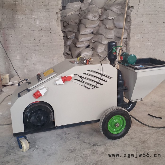 建筑机械 砂浆喷涂机 多功能喷涂机 新款双缸柱塞式喷涂机 砂浆水泥喷涂机 防火材料喷涂机图3