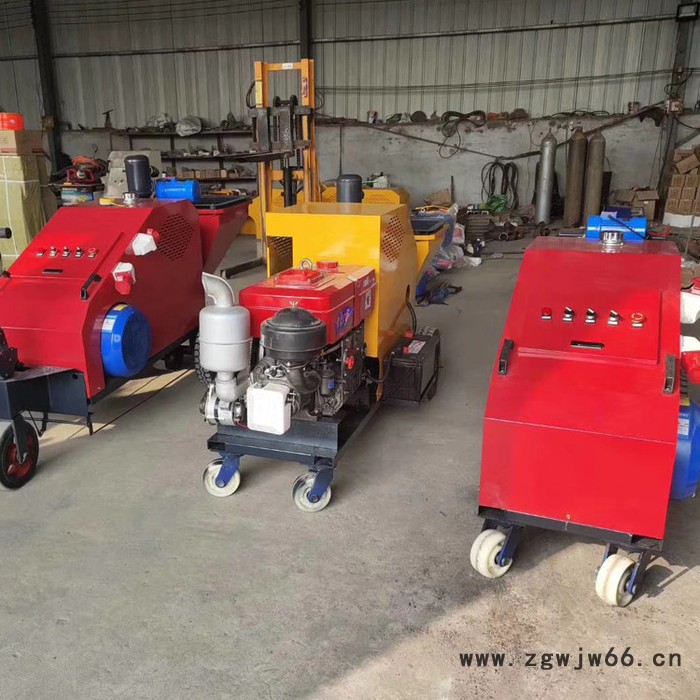 建筑机械 砂浆喷涂机 多功能喷涂机 新款双缸柱塞式喷涂机 砂浆水泥喷涂机 防火材料喷涂机图5