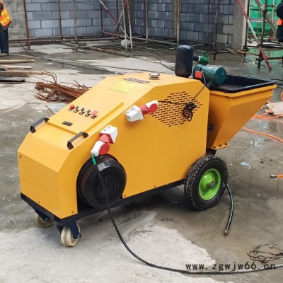 建筑机械 砂浆喷涂机 多功能喷涂机 新款双缸柱塞式喷涂机 砂浆水泥喷涂机 防火材料喷涂机