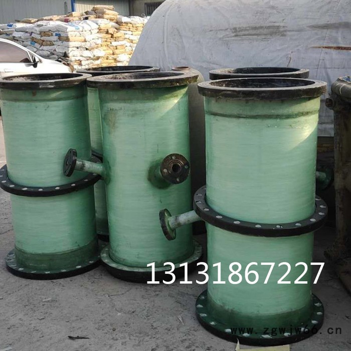 真旺 ** 各种正负压 玻璃钢法兰 各种国标及非标发兰及管件 脱硫法兰 河北 专业加工定做图2