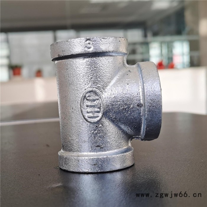 DN100玛钢镀锌四通 玛钢镀锌管件佳润库存 涂塑衬塑加工图5