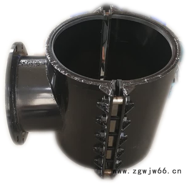 供应球墨管 钢管用 法兰哈夫三通管卡  分水管件 增接口 宝硕出品图7