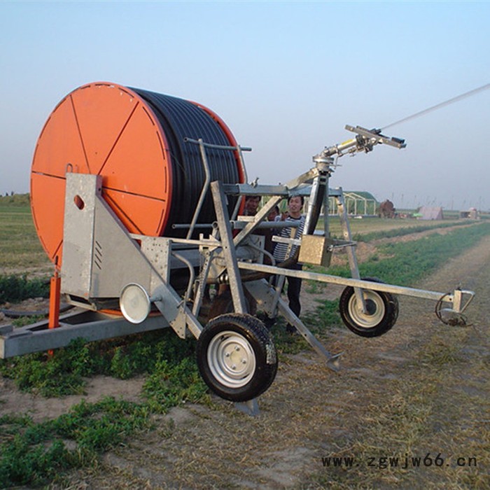 75-300卷盘式喷灌机 水涡轮驱动农用灌溉机 喷枪式灌溉机图3