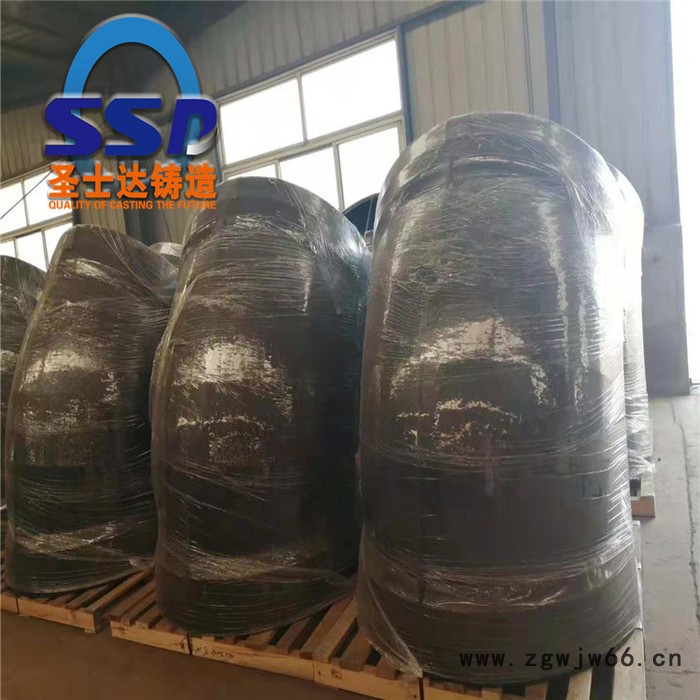 插盘直管 球墨铸铁法兰短管 承插管件价格 圣士达铸造图5