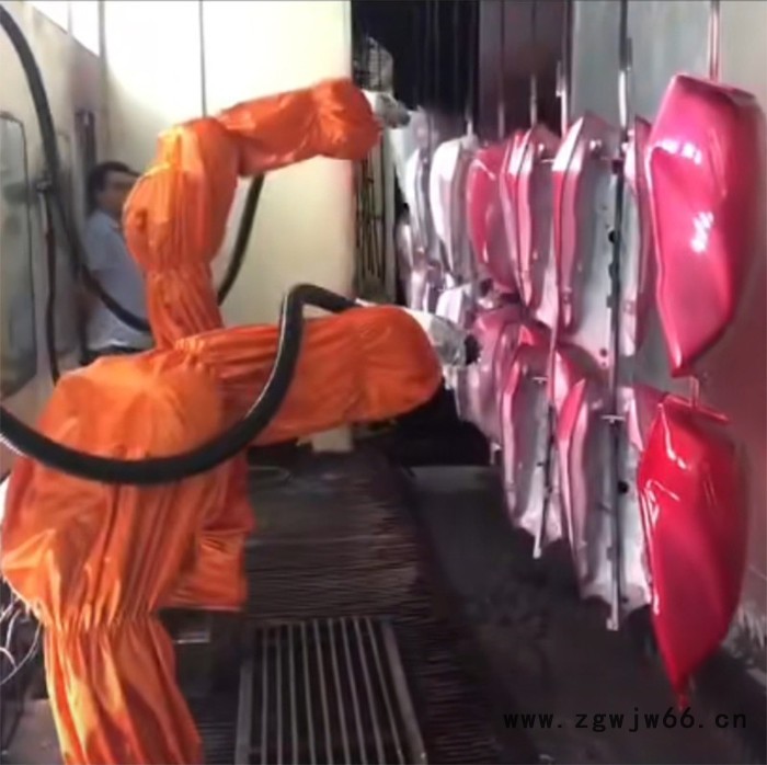 博裕智能  喷涂机器人 全自动喷涂机器人 可用于车轮喷涂  支架喷涂  路灯路障喷涂图4