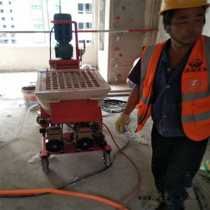 石膏喷涂机维修河南益工拉毛涂料喷涂机图3