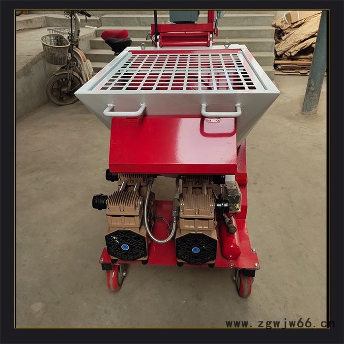 石膏喷涂机维修河南益工拉毛涂料喷涂机图4