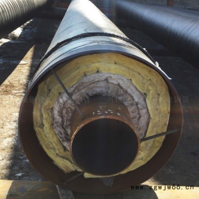 厂家 钢套钢预制直埋蒸汽保温管及保温管件