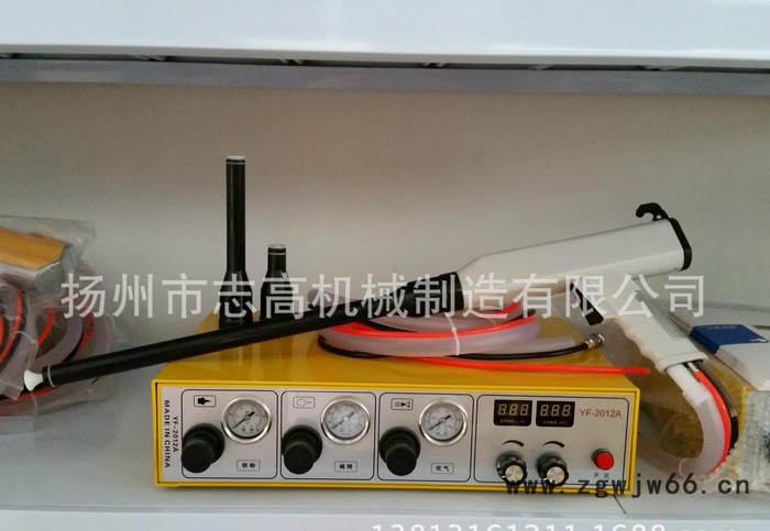 控制器和加长喷枪 志高涂装喷塑机 智能数字显示  专喷凹槽深图5