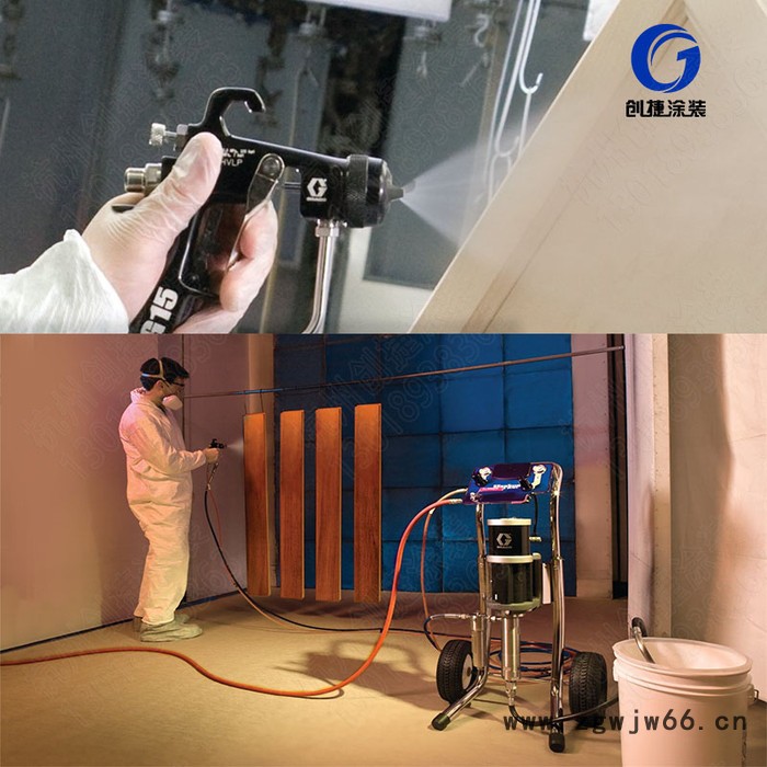 原装Merkur30:1混气喷涂机空气辅助无气固瑞克喷涂机GRACO喷涂机G30C67混气喷枪图5