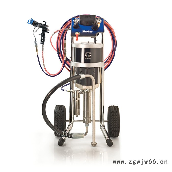 原装Merkur30:1混气喷涂机空气辅助无气固瑞克喷涂机GRACO喷涂机G30C67混气喷枪图3