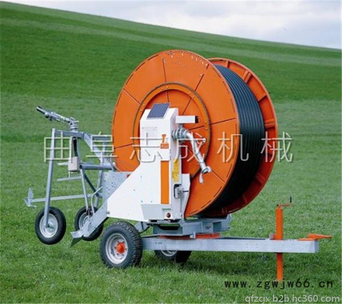 水涡轮驱动农用喷灌机 大面积农田喷洒灌溉设备 喷枪式灌溉机图4