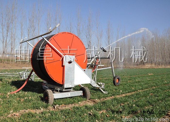 水涡轮驱动农用喷灌机 大面积农田喷洒灌溉设备 喷枪式灌溉机图6