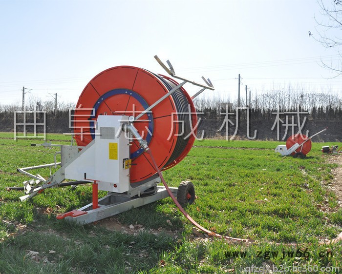 水涡轮驱动农用喷灌机 大面积农田喷洒灌溉设备 喷枪式灌溉机图7