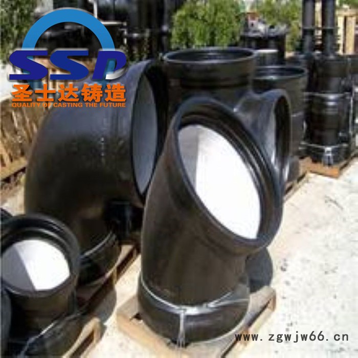 供应DN1400x200球墨铸铁三通 DN400x300丁字管件 T型铸铁管件实力厂家 圣士达铸造图6