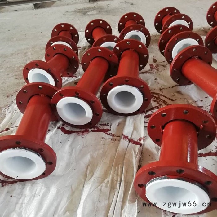 沧浩管件  生产机械设备用衬PTFE管件  衬PTPE三通 碳钢衬四氟弯头  钢衬四氟管件图7