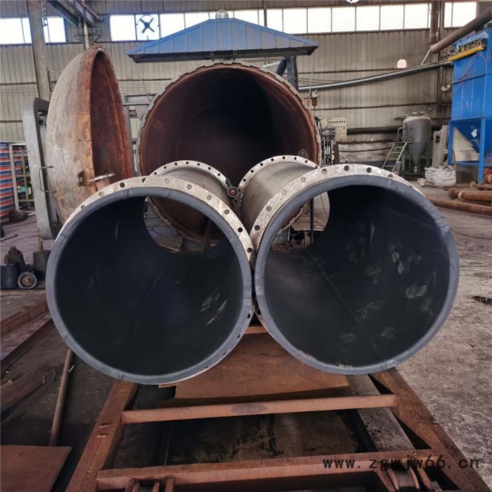 衬胶钢管  衬胶管道 管件  内衬橡胶管道 衬胶直管可来图制作图5