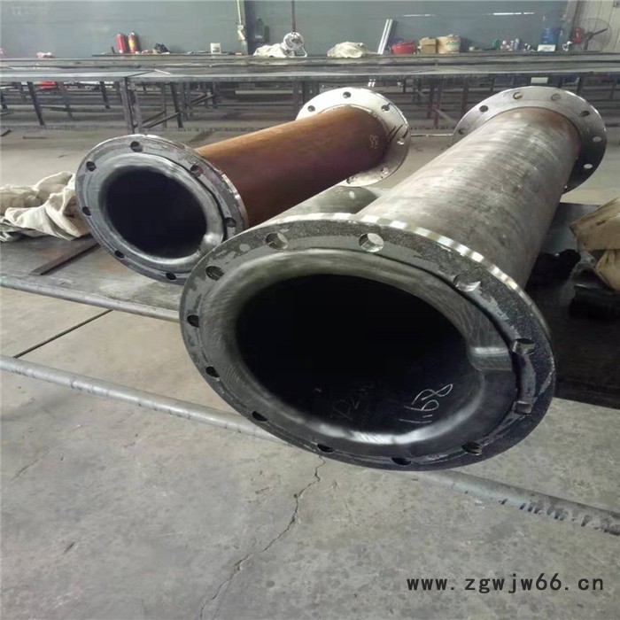 衬胶钢管  衬胶管道 管件  内衬橡胶管道 衬胶直管可来图制作图4