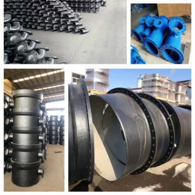 盘承短管 球墨铸铁乙管 法兰承口管件价格 圣士达铸造
