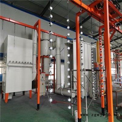 大型流水线喷涂厂家 栏杆立柱喷涂 氟碳喷涂 弹簧喷粉
