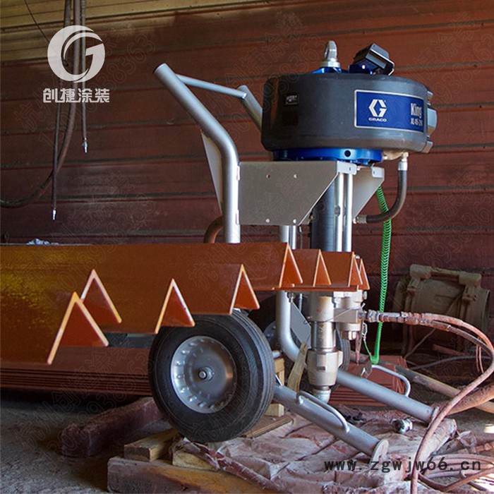 GRACO原厂喷涂机King45:1气动高压无气喷涂机喷涂机器图5