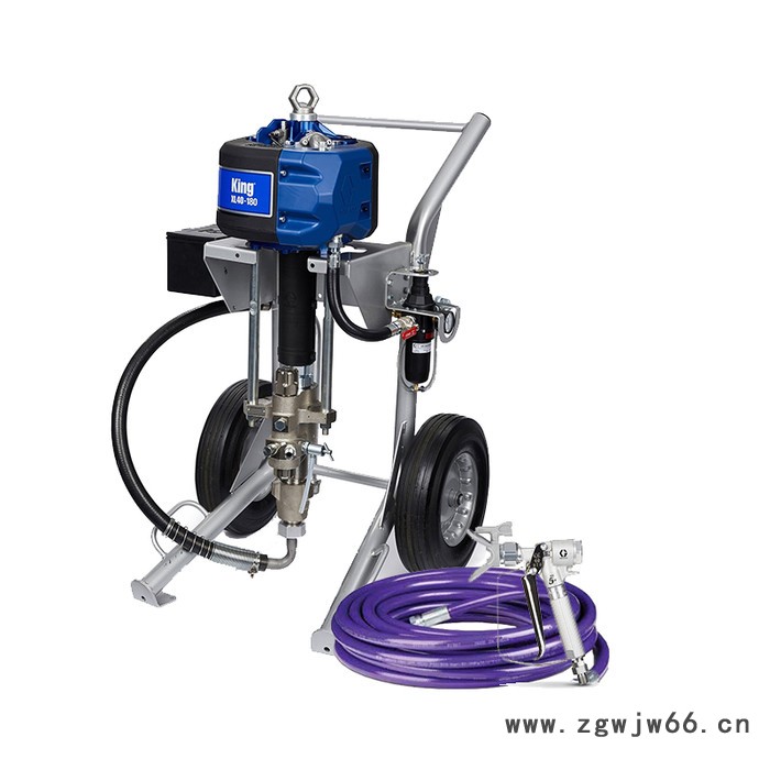 GRACO原厂喷涂机King45:1气动高压无气喷涂机喷涂机器图2