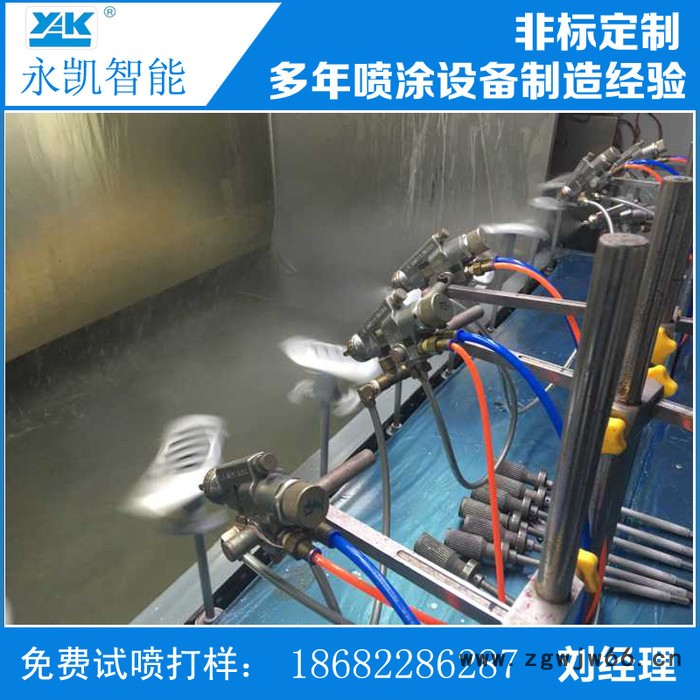 永凯 小型自动线喷涂设备生产线喷涂生产环绕线自动喷涂生产线按需订制自动喷漆房图7