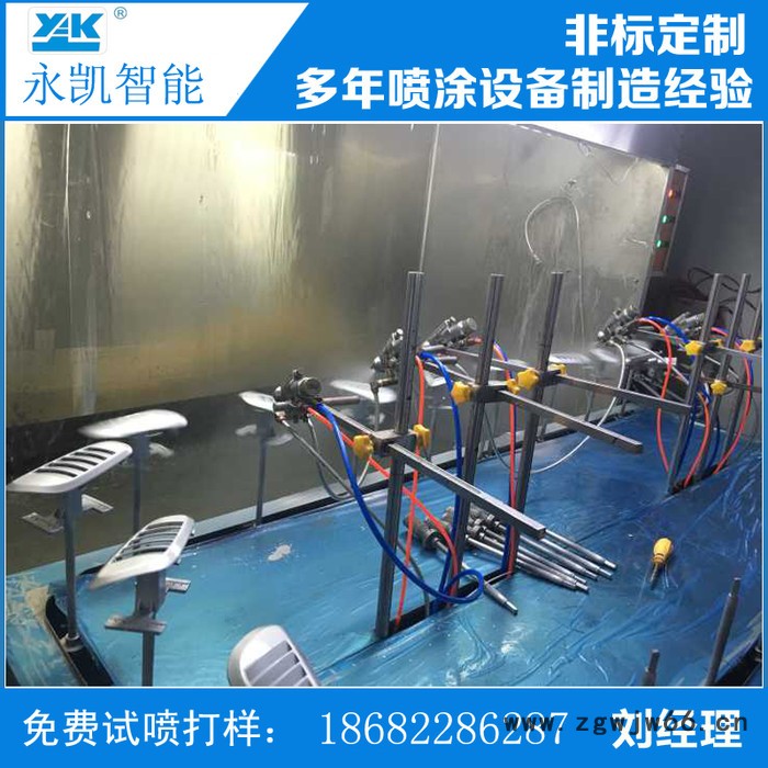永凯 小型自动线喷涂设备生产线喷涂生产环绕线自动喷涂生产线按需订制自动喷漆房图5