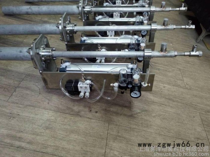 上海雾泽TXSG3 自动伸缩喷枪，气动伸缩喷枪，双流体雾化喷枪，定制喷枪