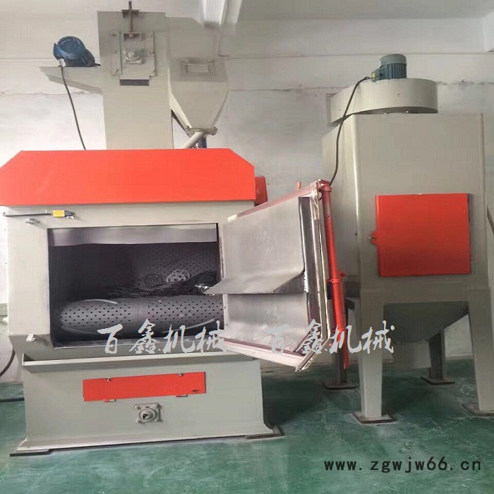 **小型履带式抛丸机 液压管件 五金件 金属制品抛丸机图4