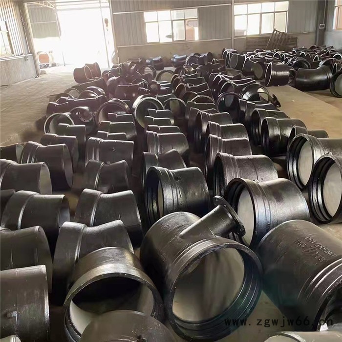 骏坤 DN400  球墨铸铁弯头  承插双盘铸铁管件  铸铁承插三通 球墨铸铁管件图2